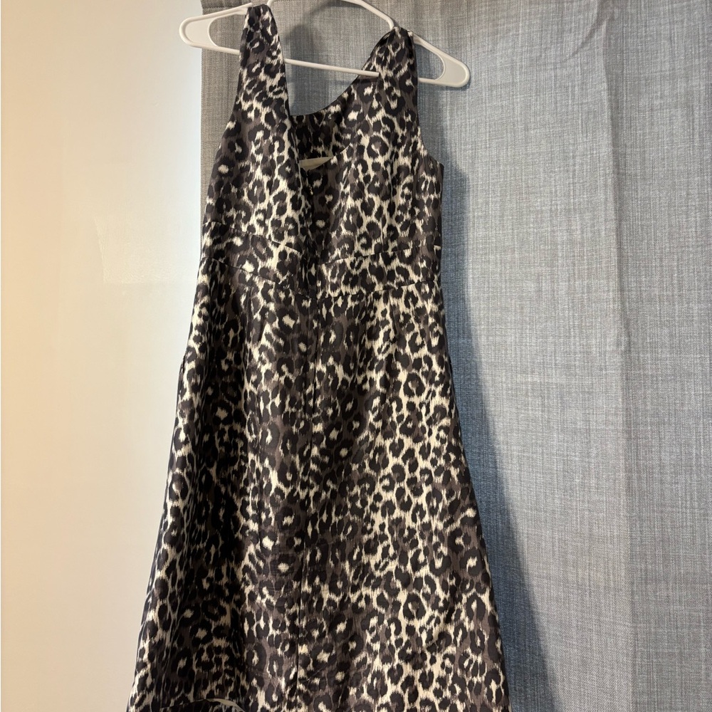 Leopard Print Mini Dress - Picture 2 of 4